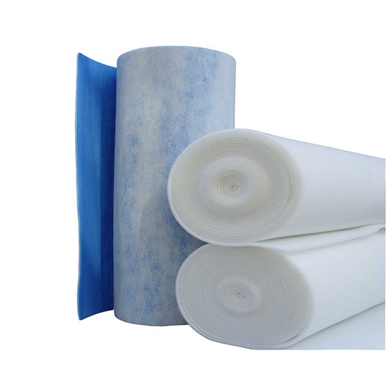 G3 G4 Customized Blue Color Cotton Filter Mats Media Primary Air Filter Material